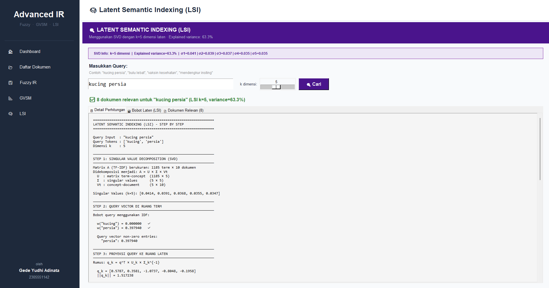 Advanced Information Retrieval
